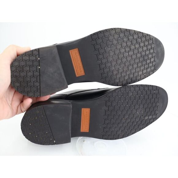 Cole Haan Men's Bedford Derby Plain Toe Shoes Mens 10 M Black Leather Lace Up - Picture 8 of 12